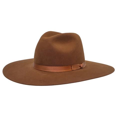 Rodeo King Tracker Precreased 7X 4" Brim Rust Felt Hat